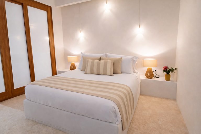 Arena Dorada: habitación luminosa en la primera planta de la villa